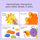 Bloques de construcción y engranajes con motor 4