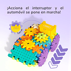 Bloques de construcción y engranajes con motor 8