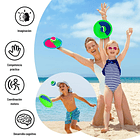 Set de 4 paletas de playa con velcro atrapa la pelota 5