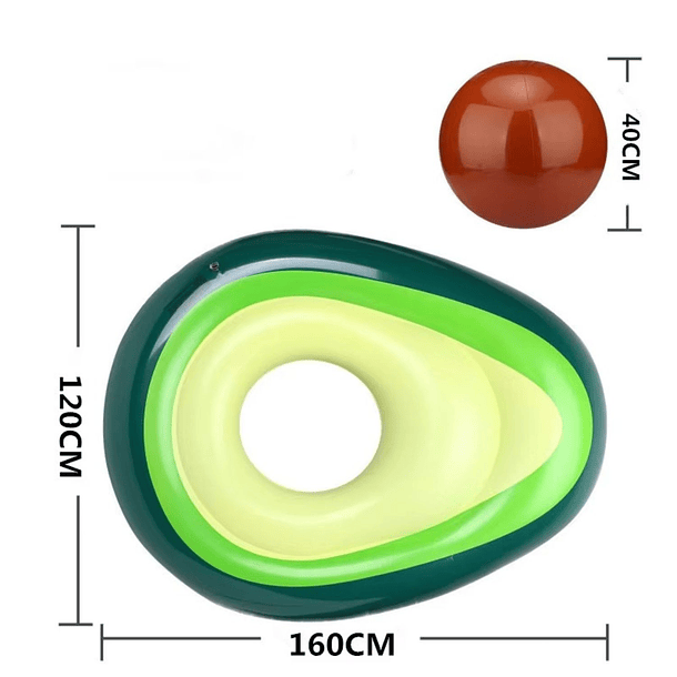 Flotador gigante con forma de palta 5