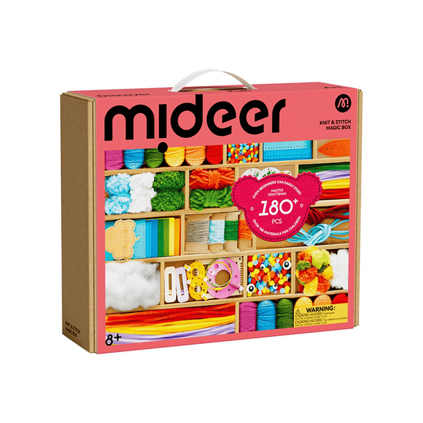 Set de tejido creativo y manualidades para niños Mideer