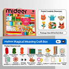 Set de tejido creativo y manualidades para niños Mideer 7