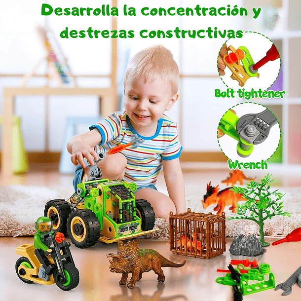 Set de construcción captura los dinosaurios 5