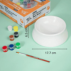 Kit de arte Bowl de cerámica para mascotas personalizable 6