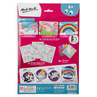Manualidades de unicornios con láminas metálicas 36 pcs 8