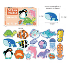 Set 17 Mini Puzzles Magnéticos De Animales Del Oceano 4