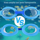 Lentes Natación Niños Piscina Uv Antiempañante Y Estuche 3