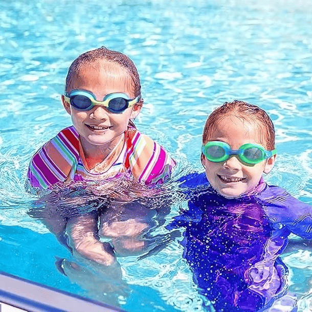 Lentes Natación Niños Piscina Uv Antiempañante Y Estuche 5