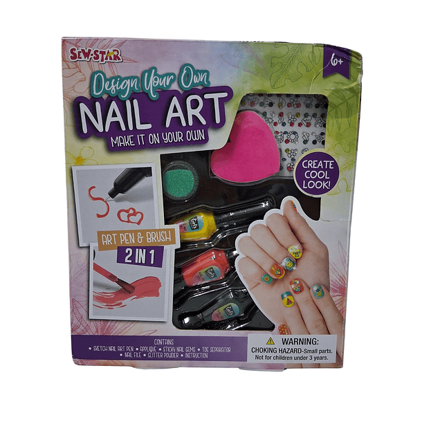 Kit de arte en uñas Nail Art (Open Box) 1