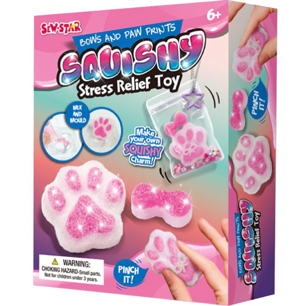 Kit de Arte: Crea tu Propio Squishy de Gatito - Manualidad DIY Antiestrés