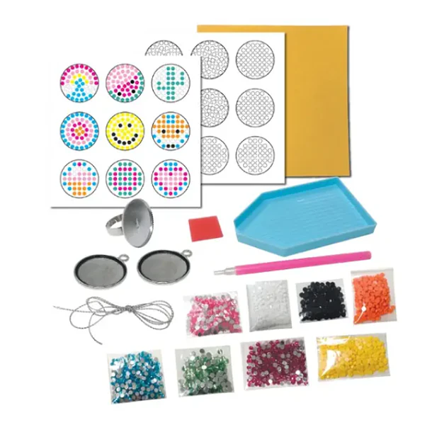Kit de Joyas DIY con Pintura de Diamantes - Accesorios Brillantes 3