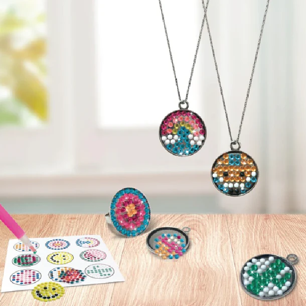 Kit de Joyas DIY con Pintura de Diamantes - Accesorios Brillantes 6