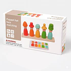 Juego de Madera Montessori: Clasificación de Colores, Formas y Patrones 1