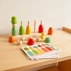 Juego de Madera Montessori: Clasificación de Colores, Formas y Patrones 8