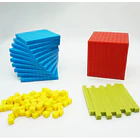 Set Base 10: Bloques Didácticos para Matemáticas - Kit de 121 Piezas Conectables 4