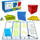 Set Base 10: Bloques Didácticos para Matemáticas - Kit de 121 Piezas Conectables 5