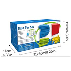 Set Base 10: Bloques Didácticos para Matemáticas - Kit de 121 Piezas Conectables 6