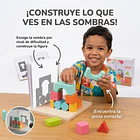 Juego de Bloques de Madera: Desafío de Percepción Espacial y Sombras 3D 2