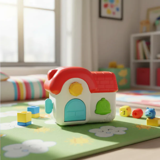 Juguete Didáctico Pop-Up Casa de Animales - Centro de Actividades para Bebés 4