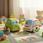 Set de 4 Autos de Peluche para Bebés - Vehículos de Tela Blandos y Seguros 5