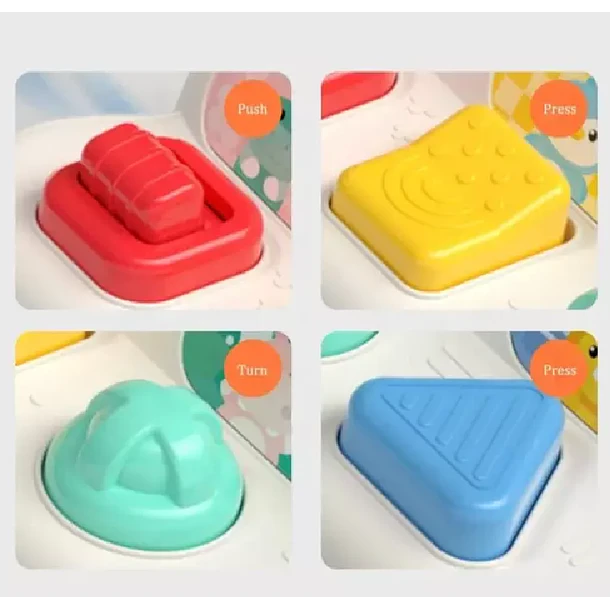 Juguete Interactivo Pop-Up de Animales - Centro de Aprendizaje Sensorial y Lógica