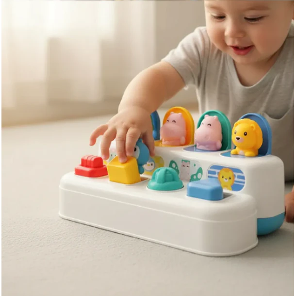 Juguete Interactivo Pop-Up de Animales - Centro de Aprendizaje Sensorial y Lógica 5