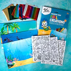 Kit Arte Foil Sirenas Con Holográficos - Mont Marte 2