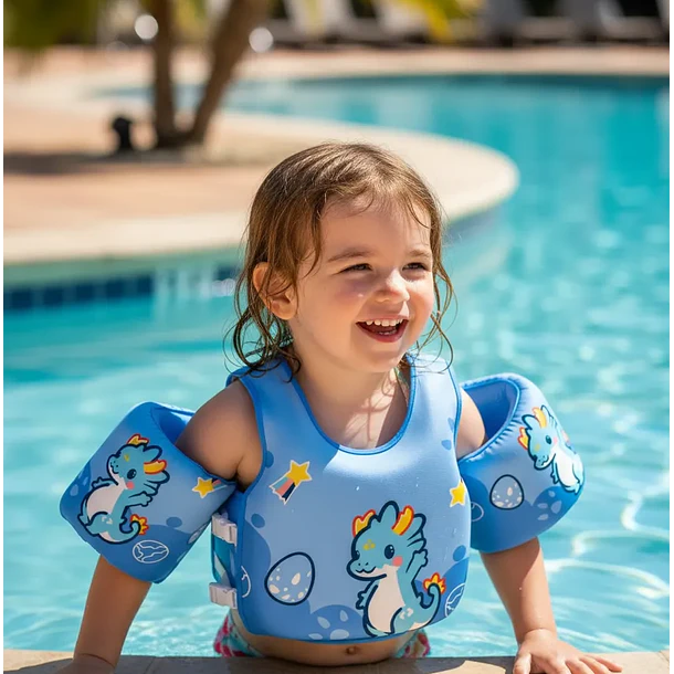 Flotador Chaleco Salvavidas con Alitas para Niños – Seguridad y Diversión en el Agua 6