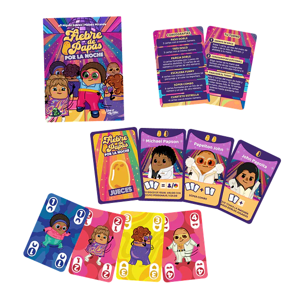 Fiebre de Papas por la Noche – Juego de Cartas Chileno | 2 a 4 Jugadores | +8 Años 4