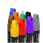  Marcadores de Pintura Acrílica Jumbo – Punta 15mm, Tinta Permanente e Impermeable para Múltiples Superficies 2