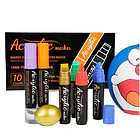  Marcadores de Pintura Acrílica Jumbo – Punta 15mm, Tinta Permanente e Impermeable para Múltiples Superficies 1