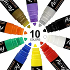  Marcadores de Pintura Acrílica Jumbo – Punta 15mm, Tinta Permanente e Impermeable para Múltiples Superficies 6
