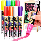 Marcadores de Tiza Líquida Neón 8 Colores | Borrables para Vidrio y Pizarras - 10mm 1