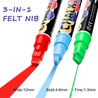Marcadores de Tiza Líquida Neón 8 Colores | Borrables para Vidrio y Pizarras - 10mm 3