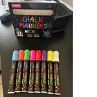 Marcadores de Tiza Líquida Neón 8 Colores | Borrables para Vidrio y Pizarras - 10mm 5