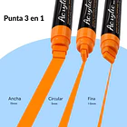  Marcadores de Pintura Acrílica Jumbo – Punta 15mm 5