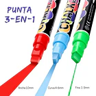 Marcadores de Tiza Líquida Neón 8 Colores | Borrables para Vidrio y Pizarras - 10mm 3