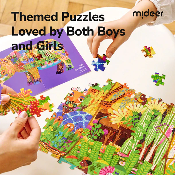 Puzzle Rinoceronte de Ensueño - Mideer - Rompecabezas 6