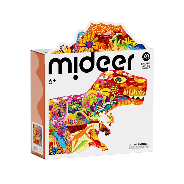 Puzzle El Mundo de los Dinosaurios- Mideer - Rompecabezas