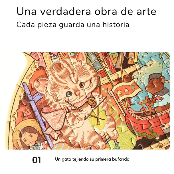 Puzzle Artístico con Forma de Osito | Mideer | 246 piezas  2