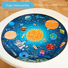 Puzzle Circular Viajando Por El Espacio 3