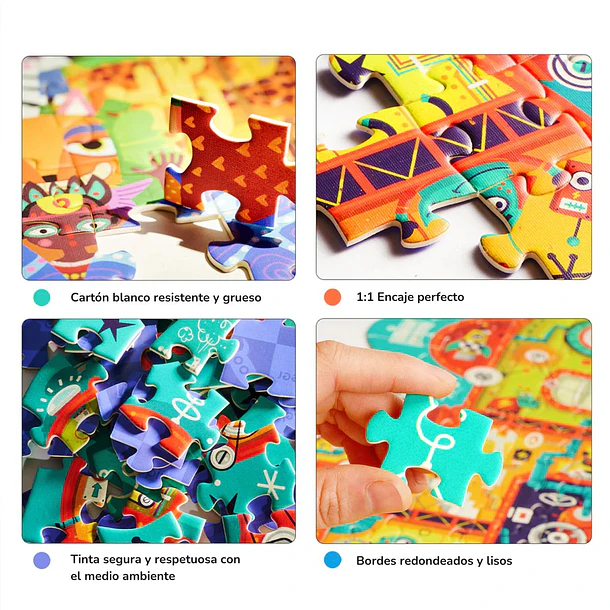 Puzzle Fábrica de Robots | Mideer | 226 piezas 3