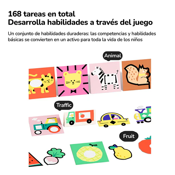 Set Manualidades Preescolar 4 en 1 Mideer - Cortar, Doblar, Pegar y Pintar 4
