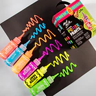 Set 6 Témperas Fluorescentes 60ml Con Aplicador Mont Marte 5