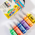 Set 6 Témperas 60ml Con Aplicador Mont Marte 2