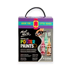 Set 6 Témperas Metálicas 60ml Con Aplicador Mont Marte 1