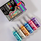 Set 6 Témperas Metálicas 60ml Con Aplicador Mont Marte 2
