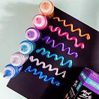 Set 6 Témperas Metálicas 60ml Con Aplicador Mont Marte 5