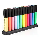 Set Marcadores Destacadores Fluorescentes Pastel 12 Colores Multicolor 2