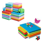 200 Hojas Papel De Color Dos Tamaños A4 Y 20x20 Apto Origami Varios Hoja Color 1